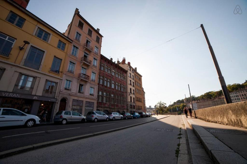 Renovated apartment Saône view in the heart of the historic district Lyon Extérieur photo